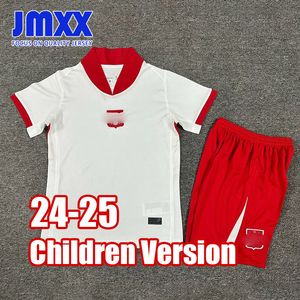 JMXX 24-25 POLAND KIND VOETBAL JERSEYS KIT Home Away Kid Uniforms Jersey voetbalshirt 2024 2025 Top en shorts Children-versie