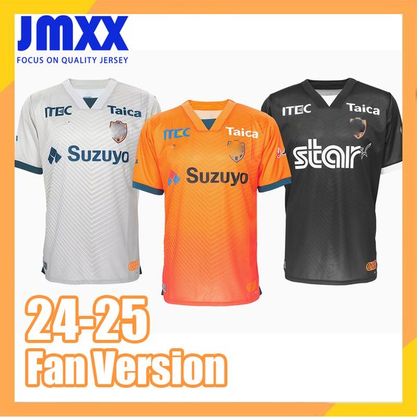 JMXX 24-25 Shimizu S-Pulse Jerseys Local Away GK Portero J League Japón Hombre Hombre Fútbol Uniformes personalizados Camiseta Camiseta 2024 2025 Versión para fanáticos