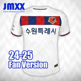 JMXX 24-25 SUWON FC Jerseys Home Away GK Doelman K League Japan Mens Man Football Aangepaste uniformen T-shirt T-shirt 2024 2025 Fanversie