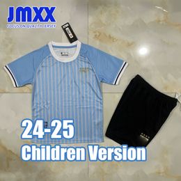 JMXX 24-25 Uruguay Child Soccer Jerseys Kit en casa con uniformes para niños camiseta de fútbol 2024 2025 Top and Shorts Versión para niños