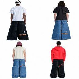 jnco Amerikaanse Baggy Jeans Streetwear Skateboard Broek Hip Hop Harajuku wijde pijpen jeans Grote zak Brede Broek Vintage jeans c4TZ#