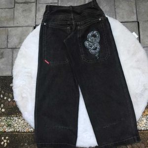 JNCO Baggy Jeans Hip Hop Rock motif de broderie hommes femmes 2023 nouvelle mode Streetwear rétro Harajuku taille haute jambe large jean g6