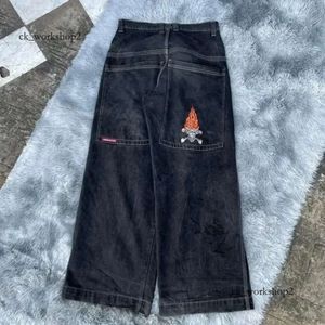 JNCO Jeans Designer masculin pour hommes jeans de haute qualité en vrac jeans rétro bleu baggy haute taille pantalon de jambe large streetwear y2k jeans 367