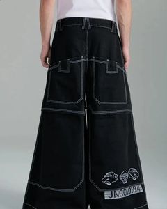JNCO jean Streetwear Hip Hop grande poche pantalon surdimensionné imprimé graphique ample hommes femmes Harajuku taille haute large 240227