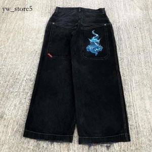 Jnco Jeans Trend Designer Jeans voor heren Streetwear Jnco Y2k Hip Hop Cartoon Grafische print Vintage Baggy Zwarte broek Heren Dames Hoge taille Wijde pijpen broek 7875
