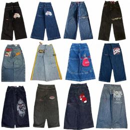 JNCO JNCOS Y2K PAPTS BAGGY JINCO POUR MEN COMMOSE COMMINES ROPA JEAN 2024 Jeans Japonais 2000S Style Y9CB #