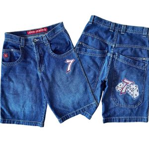 Jnco y2k broek Haruku hiphop geluk 7 dobbelsten