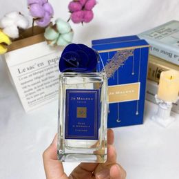 Jo Malone perfume 100ml RRose Magnolia English Pear Wild Bluebell t para hombres mujeres Eau De Parfum 3.3oz olor increíble Portable 3.3OZ Spray de alta calidad