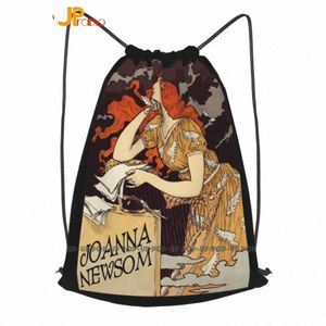 Joanna Newsom Ji Mitchell Kate Bush Vti Bunyan Fleet Foxes Drawping Backpack Gymnast Bag Sports Bag R393#