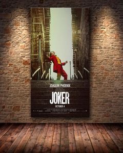 Joaquin Phoenix Poster Prints Joker Poster Movie 2019 DC Comic Art Canvas Olieverfschilderij Muur Foto 'S Voor Woonkamer home Decor T26245855