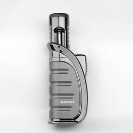 Jobon Fashionized OEM Jet Flame Portable Torch Lighter Gas Unfilled Butane Navulable voor Cigaret Sigaretten Roken Accessoire met geschenkdoos