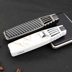 Jobon cuisine barbecue extérieur métal coupe-vent cigare grand Jet flammes Turbo torche feu gaz briquet cadeau pour hommes 2WBA