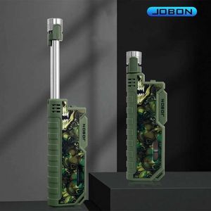 JOBON-pistola de encendido de barril retráctil, encendedor inflable sin Gas, soldadura de Metal, barbacoa, vela de cocina, herramienta para acampar al aire libre