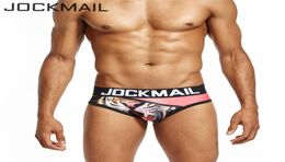Jockmail Brand Mens Underwear Briefs Imprimer Sexy Gay Pagties Gay Calzoncillos Hombre Slips Men Bikini Brief CUECAS GAY SOUSWEAR7630511