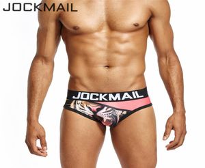 Jockmail merk heren ondergoed -beuren print sexy gay slipje Calzoncillos hombre slipt mannen bikini korte cuecas gay ondergoed351412222