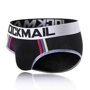 JOCKMAIL marque hommes sous-vêtements slips vêtements de nuit sexy respirant coton mâle culottes shorts JM337