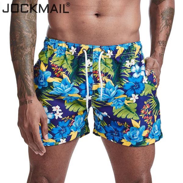 JOCKMAIL, pantalones cortos estampados para hombre, pantalones cortos de playa de secado rápido, bañadores, Bikini para hombre, traje de baño, pantalones cortos de surf