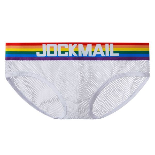 JOCKMAIL Sexy hommes sous-vêtements slips coton respirant culottes maille caleçons JM372