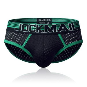 Jockmail sous-vêtements hommes Bikini slips respirant caleçon glace sèche JM352NAVY