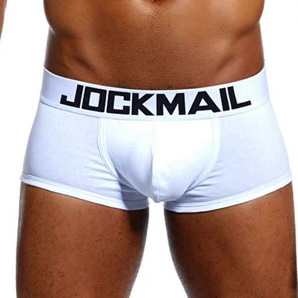 JOCKMAIL sous-vêtements hommes boxeurs solides hommes caleçons culottes courtes Boxer JM402