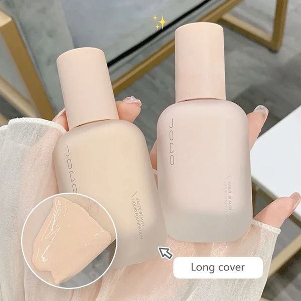 JOCO 40ml Face Foundation Correcteur Correction de maquillage BB de longue durée Huile de base de maquillage pour femmes No Powder Dry Skin 2023 240202