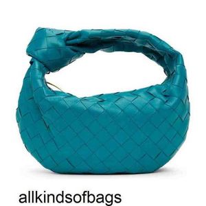 Jodies Bag Bottegvenets Handtas 7a geweven dames Lambskinein Blue Mini Handtas echt leer