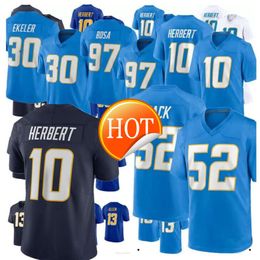 Joe Alt Daiyan Henley Justin Herbert Khalil Mack Austin Ekeler Keenan Allen Derwin James Jr. Joey Bosa Ladd McConkey Brenden Rice Quentin Johnston Football Jerseys