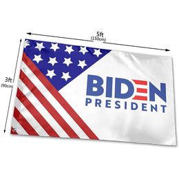 Joe Biden pour le drapeau de l'élection présidentielle 3x5, tissu polyester imprimé, publicité suspendue en polyester 100D, intérieur extérieur