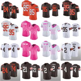 Joe Flacco Myles Garrett Nick Chubb voetbaljersey Deshaun Watson ELIJAH MOORE Amari Cooper Denzel Ward David Njoku Joe Thomas Newsome Dorian #3 Jerry Jeudy