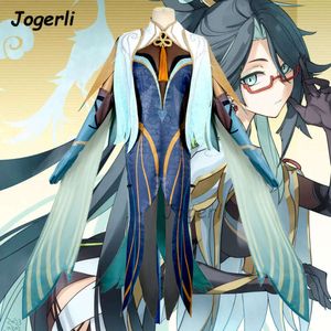 Jogerli genshin impact cloud retenue cosplay costumes women anime forts vêtements giber vêtements wig tenue