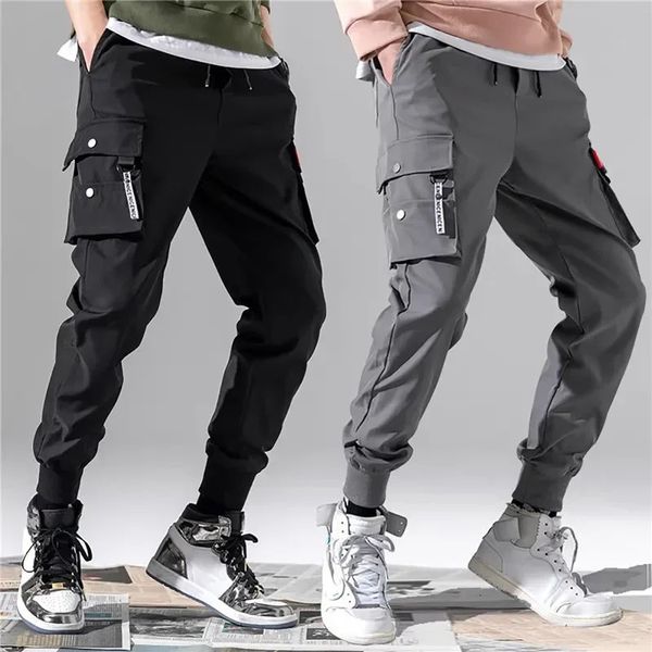 Jogger Harem Plus Hommes Automne Pantalon 3xl Sportswear Taille Cargo Printemps Eté Survêtements Pantalons Jogging Garçons Tactique Mâle 240305