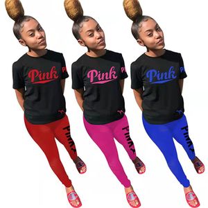 2024 Designer Brand Jogger Suit Designer Cotton Tracksuit Femmes Pink Tenues Vêtements de printemps 2xl Pantalons de t-shirt à manches courtes à manches courtes Two Piece Setworks 7102-8