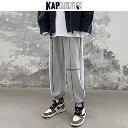 Joggers hommes pantalons de survêtement de streetwear rayé 2021 Pantalon de créateur d'hiver Mentide Mentiage Cargo Man Hip Hop pantalon 5xl masculin