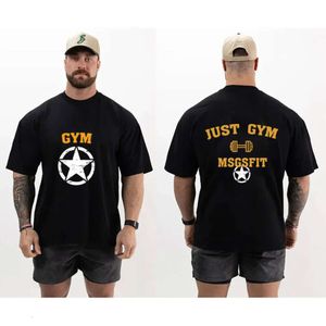 Joggers zomerligging spier spiercbumheren t-shirts sport casual katoen ronde nek t-shirt gym running bodybuilding short mouw m521 25