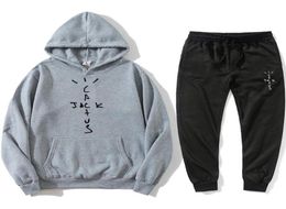 Vêtements de jogging 2022 Hip Hop Sweats à capuche Cactus Jack Swag Imprimer Drôle Femmes Hommes Sweat à capuche Pull et pantalon décontracté62734267277171