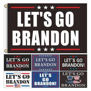 JOHNIN 2024 New Let's go Brandon Trump Election Flag Double Sided Presidential Flags 150*90cm Wholesale DHL