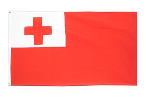 JOHNIN 3x5Fts Tonga Flag Fábrica directa al por mayor 90x150cm The Kingdom of Tonga Banner