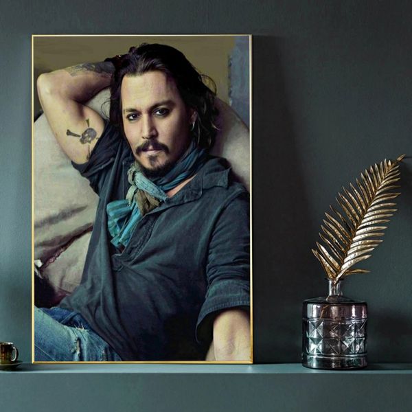 Johnny Depp célèbre acteur américain Diamond Painting Movie Acteur DIY MOSIC RHIGRENCE EMPRODURE CROSSE CROSS STITTH Kits Room Home Decor