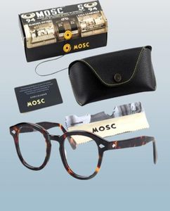 Johnny Depp Frame Men Women Goggles Round Transparent Lemtosh Eyeglass Brand Design Acetate Style Vintage Frame Box3486434
