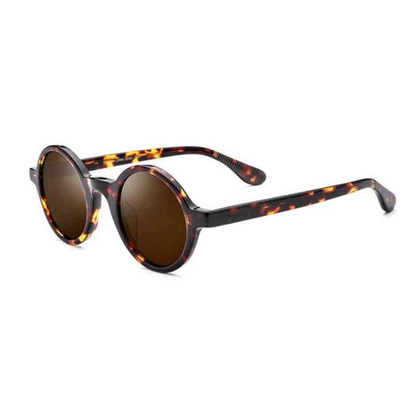 Johnny Depp polarisé soleil homme femme bande Vintage lunettes de soleil rondes acétate lunettes cadre ZOLMAN249w