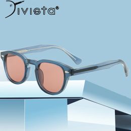Johnny Depp zonnebril Men Cat Eye Zonnebril Dames Luxuremerkeisster Hoge kwaliteit Lemtosh -stijl Zonneglazen voor mannelijke vrouwelijke S39 Ivista