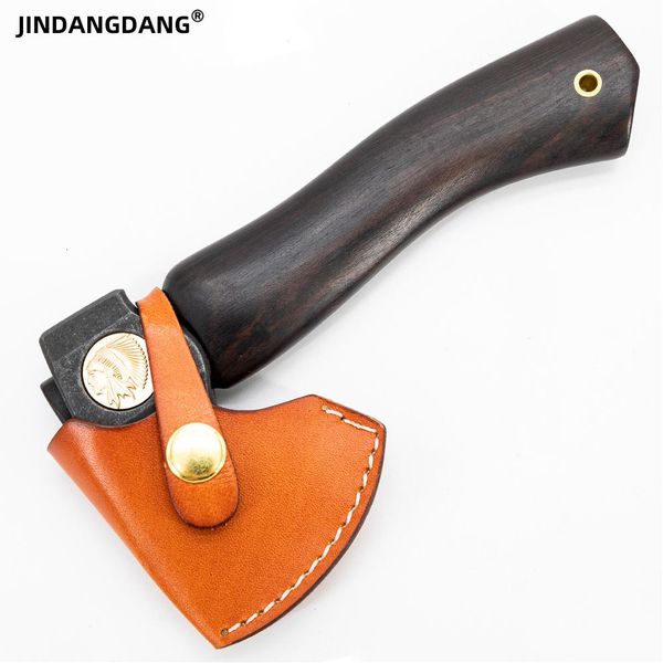 Menuisiers indien Mini Tomahawk Edc Portable Axe Gang 440c acier ébène poignée petite hache en plein air travail du bois chasse Camping outil à main