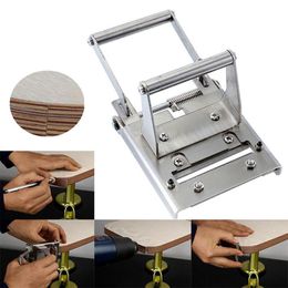 Superficies en acier inoxydable Portable End Band Banding Triming Woodworking Finifonctional MINI MINI MINDING MACHINE