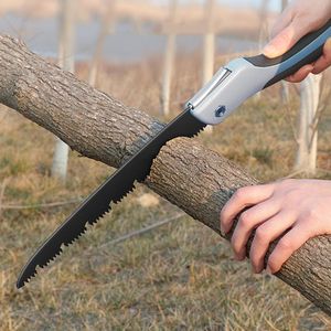 Carpinteros de carpintería, sierra plegable de madera de 300mm para acampar al aire libre, hoja de acero Sk5, herramienta de corte afilado para podar árboles