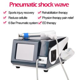 Joint Pain Relief Professional GainSwave Shockwave Machine 6 Bar Pneumatische Shock Wave Therapy met 3 verschillende afmeting van de tip