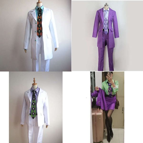 JoJo Anime 5 Adventure de JoJo Kira Kira Yoshikage Cosplay Disfraz