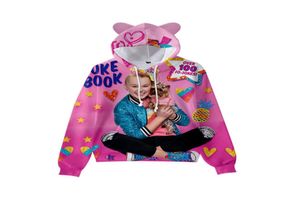 Jojo Bizarre Adventure 3D Print Kinderhoodie voor jongens en meisjes JOJO SIWA Kawaii Kat Oren Grappige Sweatshirts met capuchon Kinderkleding6345203