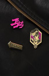 JoJo Emaille Pins Custom Bizarre Avontuur Broches Revers Badges Cartoon Japanse Anime Sieraden Cadeau voor Fans Friends3206328
