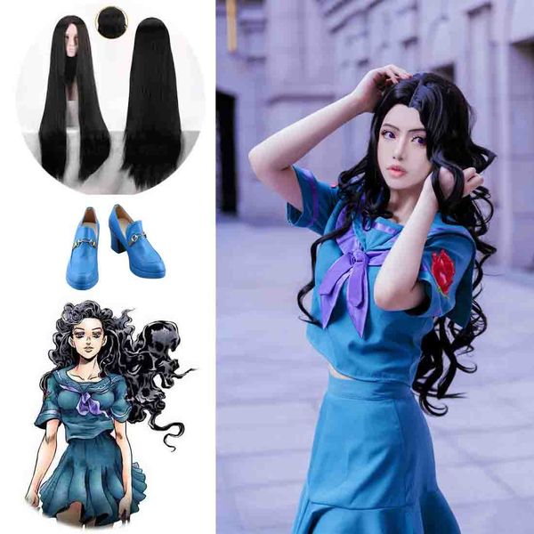 JoJo's Bizarre Adventure 4 Yamagishi Yukako Cosplay Costume Uniforme Lovelive Sailor Suit JOJO Robes Outfit Ensemble Complet Sur Mesure