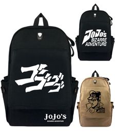 Jojos Bizarre Adventure Backpack Anime Laptop Canvas Backpacks Student Schoolbag voor tienerreistas Mochila Rucksacks31212763261